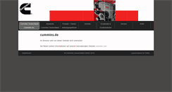 Desktop Screenshot of cummins.de