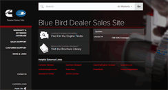 Desktop Screenshot of bluebird.cummins.com
