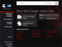 Tablet Screenshot of bluebird.cummins.com