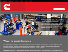 Tablet Screenshot of cummins.pl