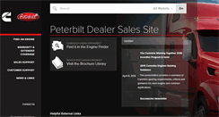 Desktop Screenshot of peterbilt.cummins.com