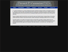 Tablet Screenshot of cummins.ie
